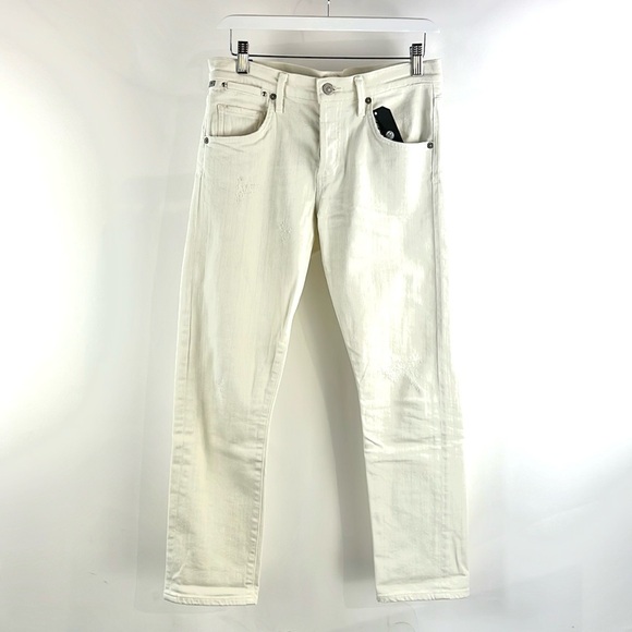 Citizens of Humanity Emerson Distressed Natural Slim Boyfriend Jeans - Picture 2 of 9